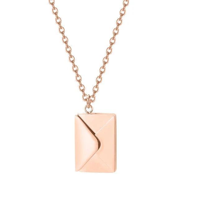 My Love Letter To You - Letter Pendant Necklace Gift for Wife from Husband