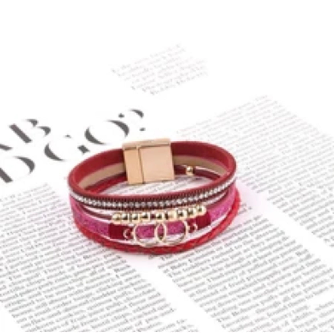 To My Daughter - Layered Bracelet - Remember to Be Awesome Message Card Gift