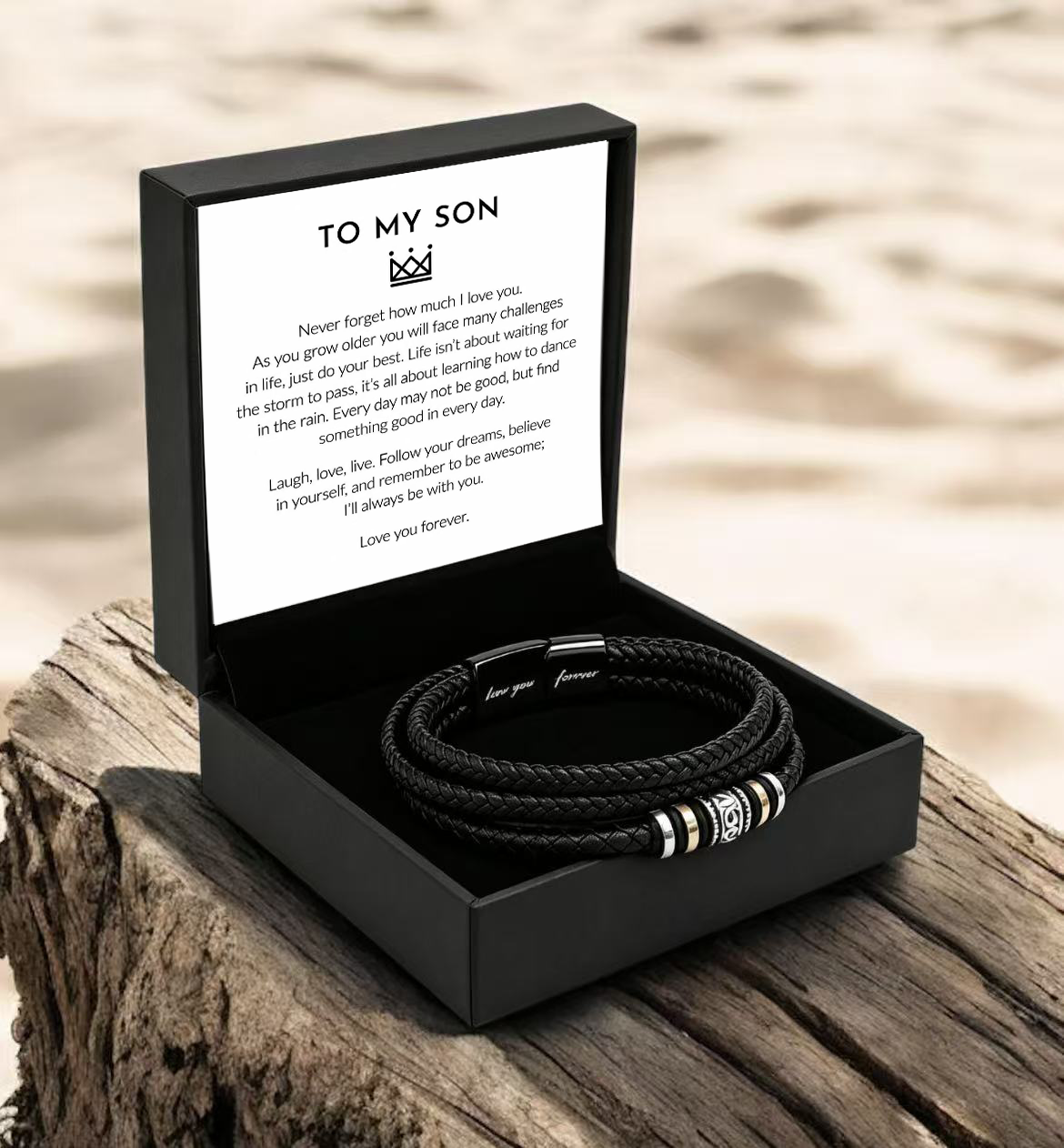 I Will Always Be With You - Bracelet Gift to Son