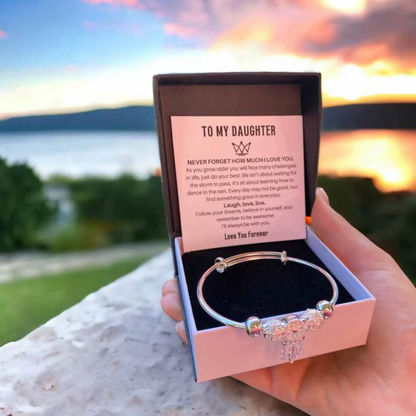 To My Daughter - Dreamcatcher Bracelet - Love You Forever Message Card Gift