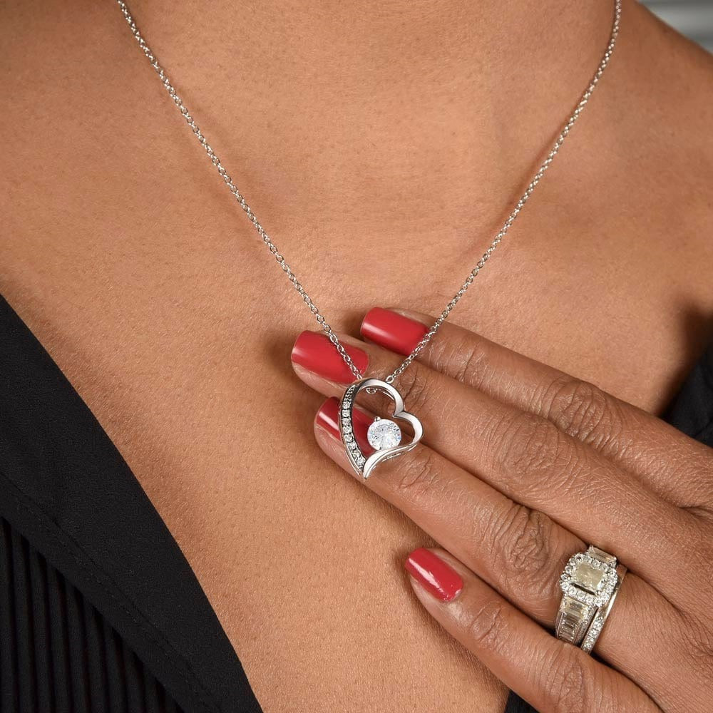 To My Wife - Love Heart Necklace - Personalizable Gift Set from Husband