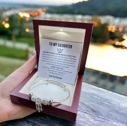 To My Daughter - Dreamcatcher Bracelet - Love You Forever Message Card Gift