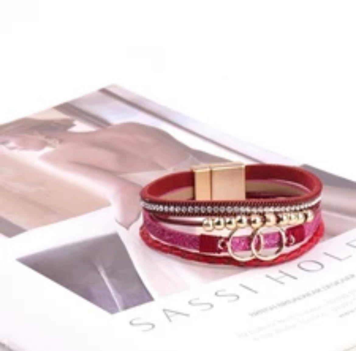 To My Daughter - Layered Bracelet - Remember to Be Awesome Message Card Gift