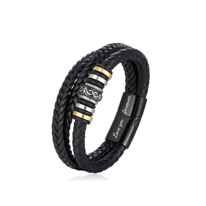 To My Son - Love You Forever Bracelet - I Will Always Be There Gift
