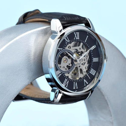 Under This Night Sky - Father's Day Openwork Watch Gift for Dad