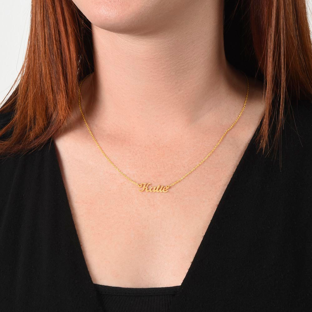 This Old Lion Will Always Have Your Back - Custom Name Necklace Gift for Daughter from Dad