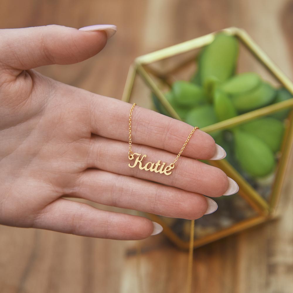 This Old Lion Will Always Have Your Back - Custom Name Necklace Gift for Daughter from Dad