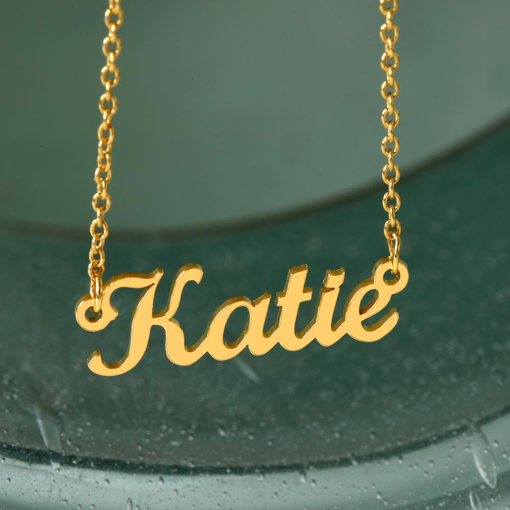 This Old Lion Will Always Have Your Back - Custom Name Necklace Gift for Daughter from Dad