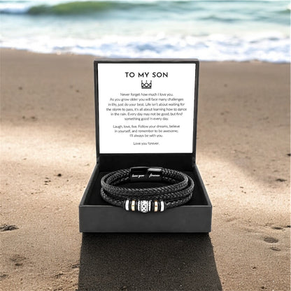 I Will Always Be With You - Bracelet Gift to Son