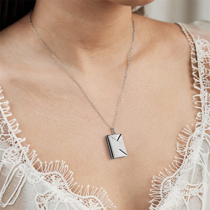 To My Wife - Love Letter Necklace - I Love You More Gift from Husband