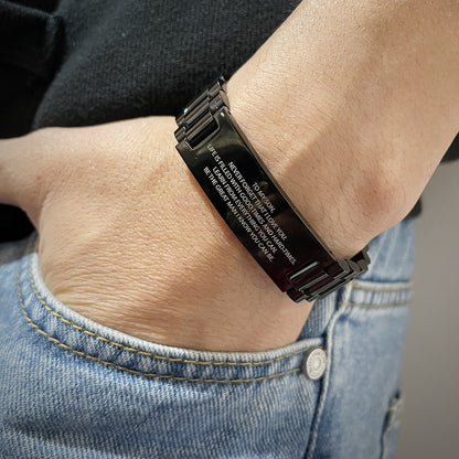 Don’t Do Stupid Sh*t - Heartfelt Bracelet for Son from Mom