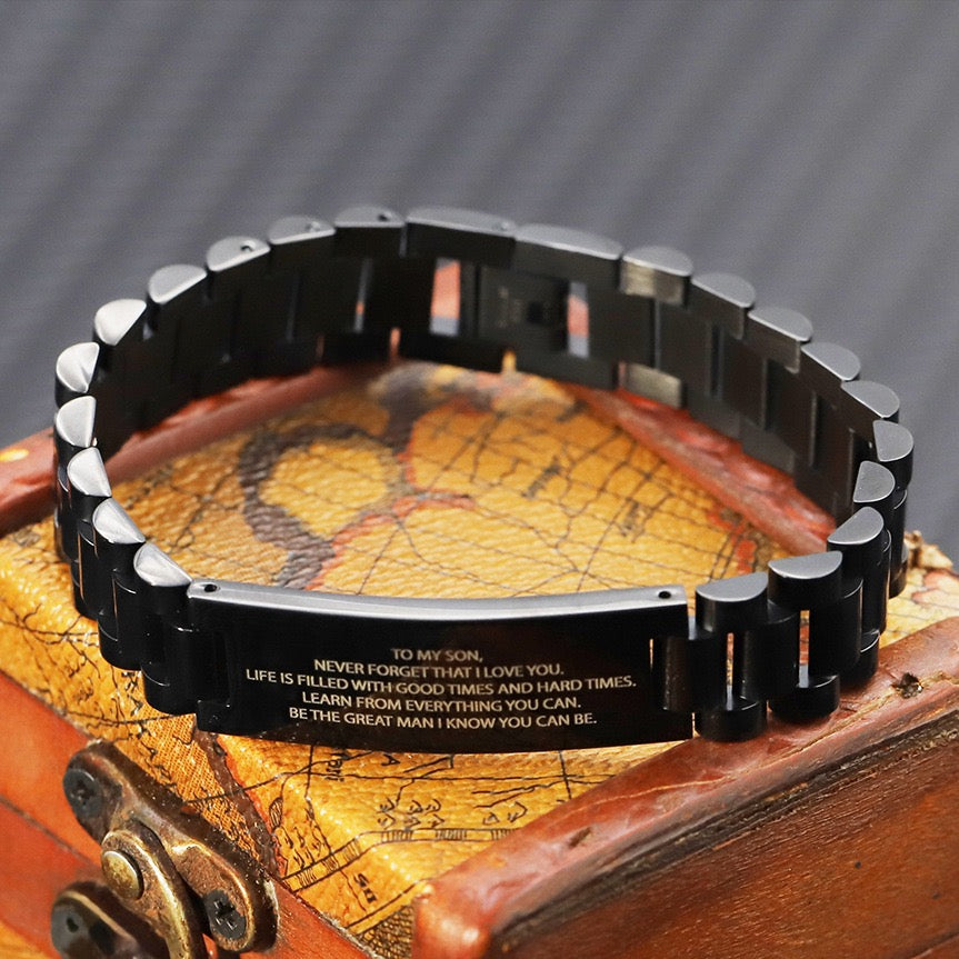 Don’t Do Stupid Sh*t - Heartfelt Bracelet for Son from Mom
