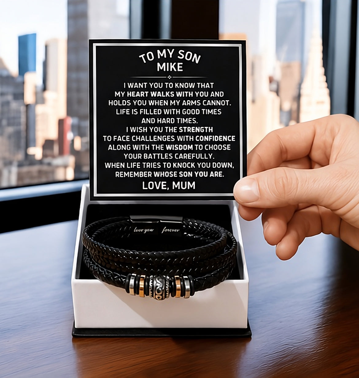 Remember Whose Son You Are - Bracelet Gift to Son from Mum