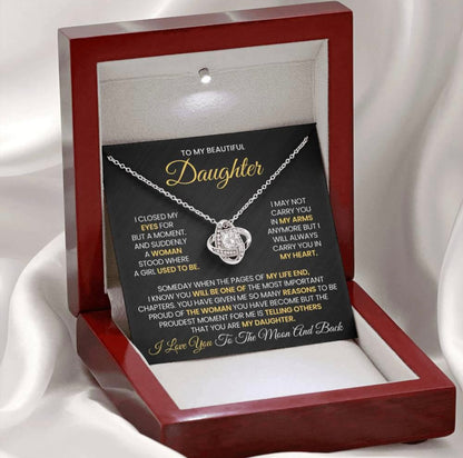 Always Carry You In My Heart  - Necklace Gift for Daughter