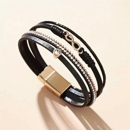 To My Daughter - Layered Bracelet - Remember to Be Awesome Message Card Gift
