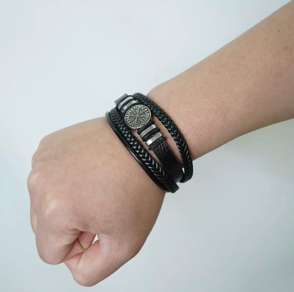To Our Grandson - Layered Bracelet - Remember To Be Awesome Message Card Gift