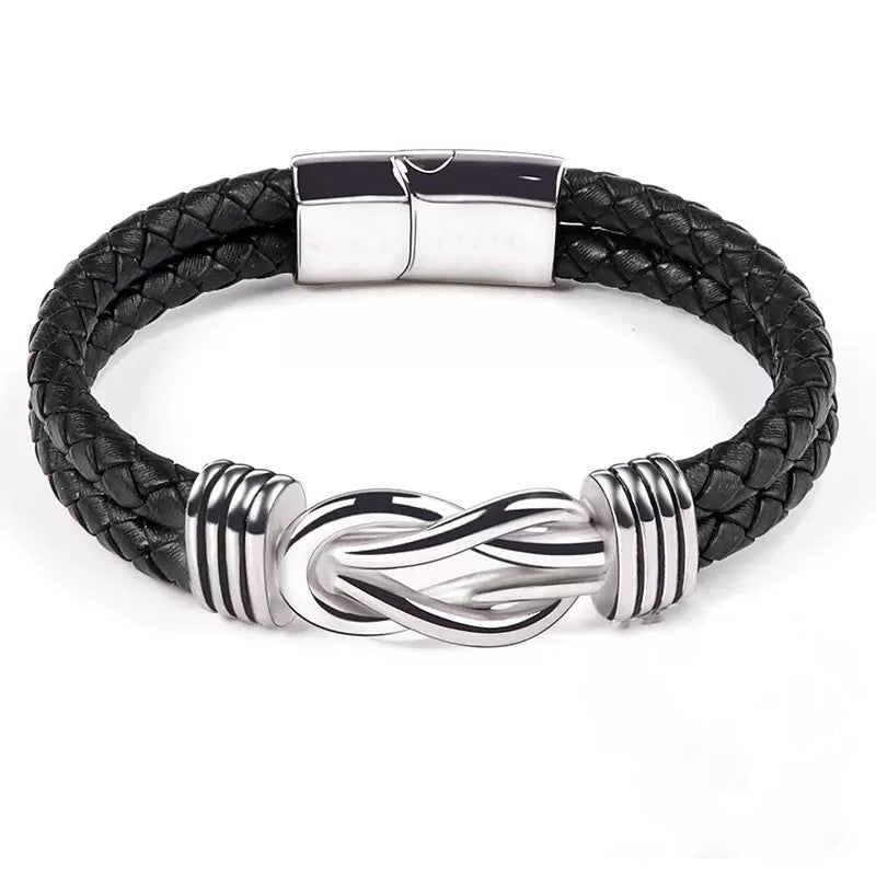 To My Man - Custom Name Bracelet - Linked Together Forever Gift