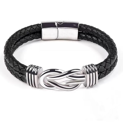 To My Man - Custom Name Bracelet - Linked Together Forever Gift
