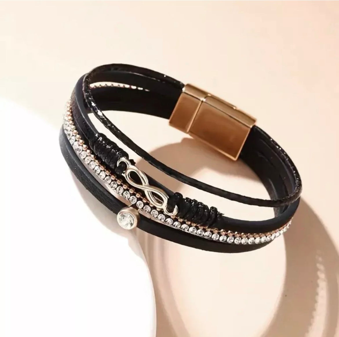 To My Daughter - Layered Bracelet - Remember to Be Awesome Message Card Gift