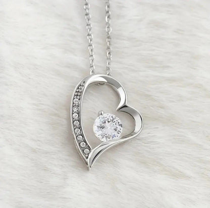 To My Love - Love Heart Necklace - Lets’s Start Over Message Card Gift