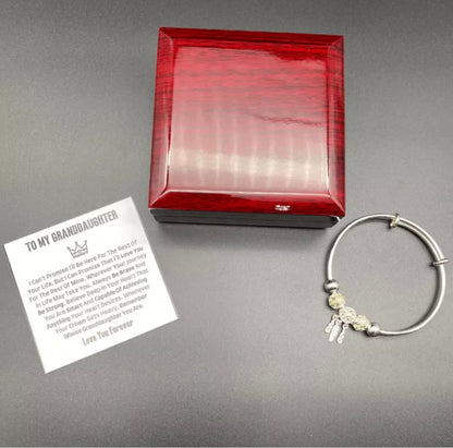 To My Granddaughter- Dreamcatcher Bracelet - Love You Forever Message Card Gift