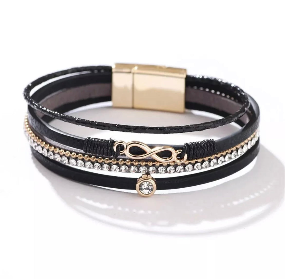 To My Daughter - Layered Bracelet - Remember to Be Awesome Message Card Gift