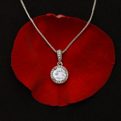 To My Love - Eternal Love Necklace - I Am Sorry for Hurting You Message Card Gift