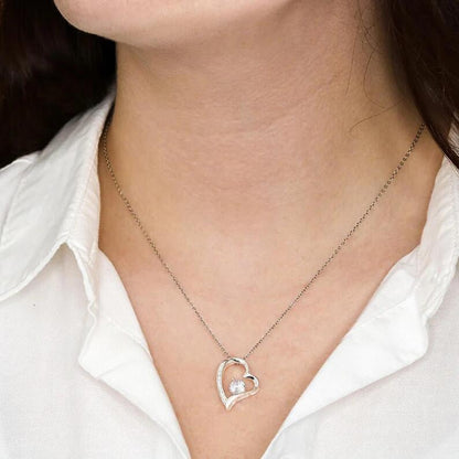 To My Love - Love Heart Necklace - Lets’s Start Over Message Card Gift