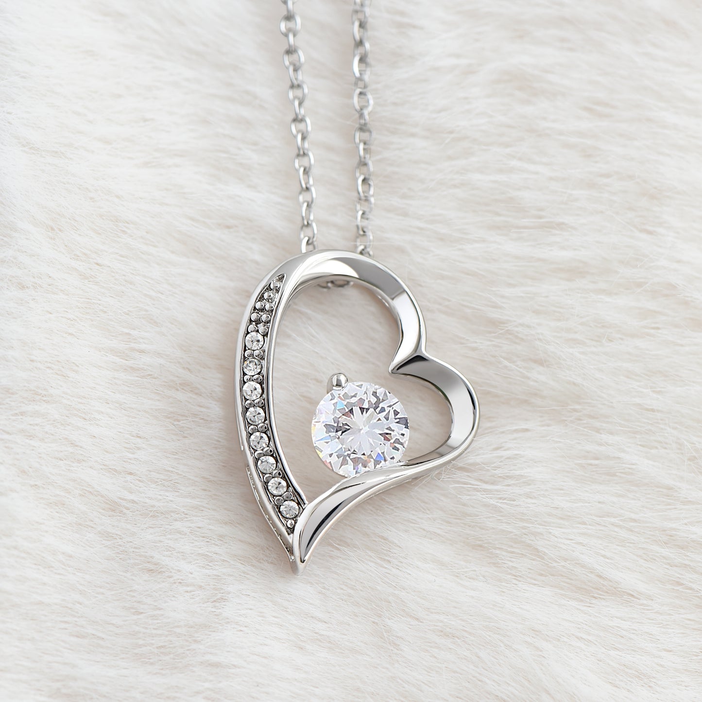 To My Wife - Love Heart Necklace - You Are the Best Thing Message Card Gift from Husband