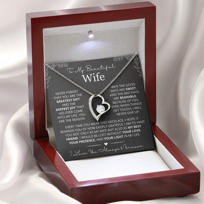 You Are The Greatest Gift - Necklace Gift for Wife from Husband