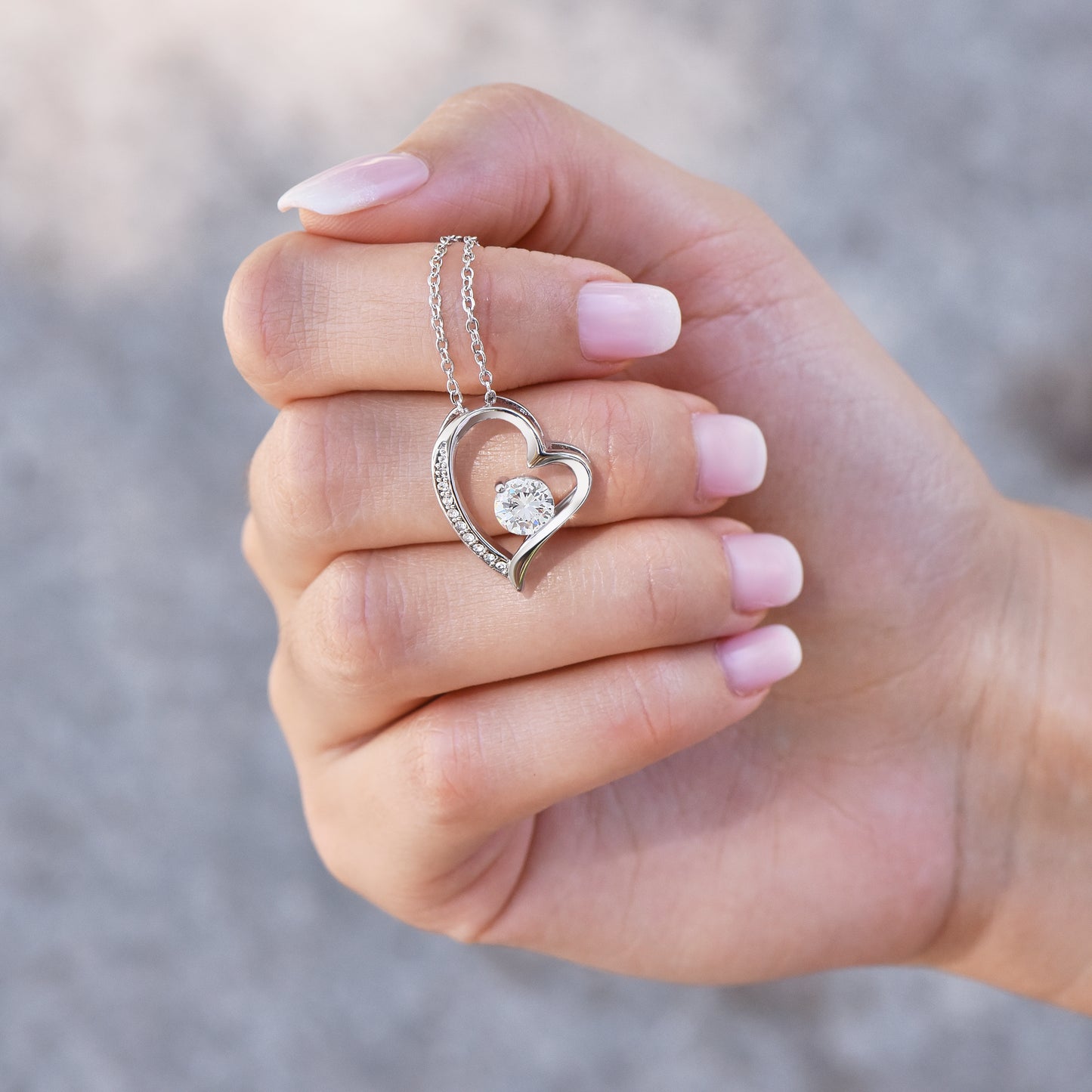 To My Soulmate - Love Heart Necklace - Love You Always Message Card Gift
