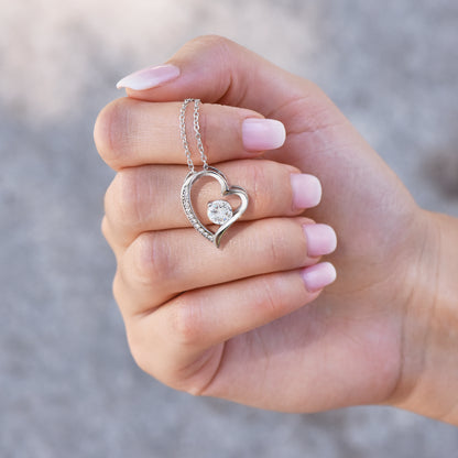 To My Soulmate - Love Heart Necklace - Love You Always Message Card Gift