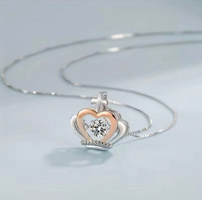 To My Daughter - Crown Necklace - Believe in Yourself Gift