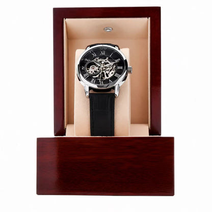 Under This Night Sky - Father's Day Openwork Watch Gift for Dad
