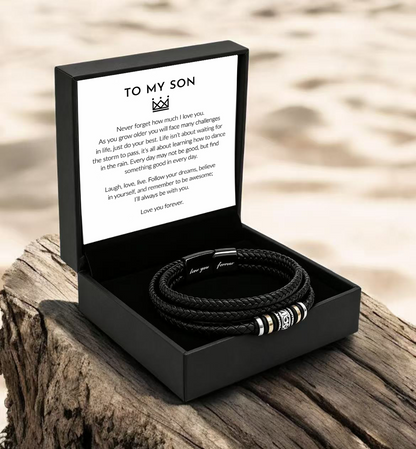 I Will Always Be With You - Bracelet Gift to Son