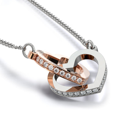 To My Sister - Linked Heart Necklace - Forever Friend Gift
