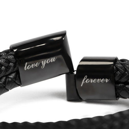 To My Grandson - Love You Forever Bracelet Gift