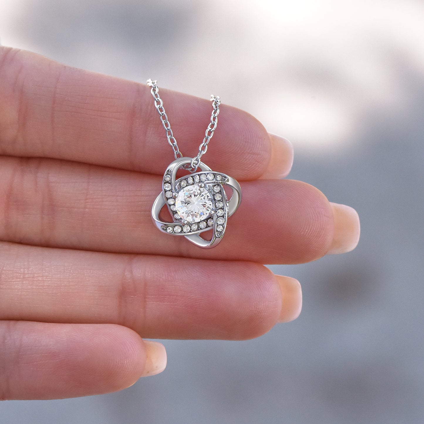 To My Wife - Love Heart Necklace - I'd Rather Be Beside You Message Card Gift from Husband