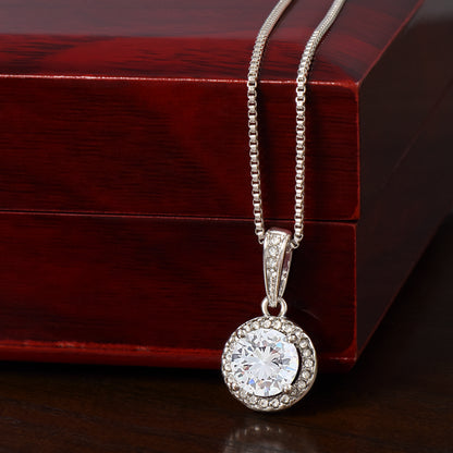 To My Love Necklace - Eternal Love Necklace - Love of My Life Message Card Gift