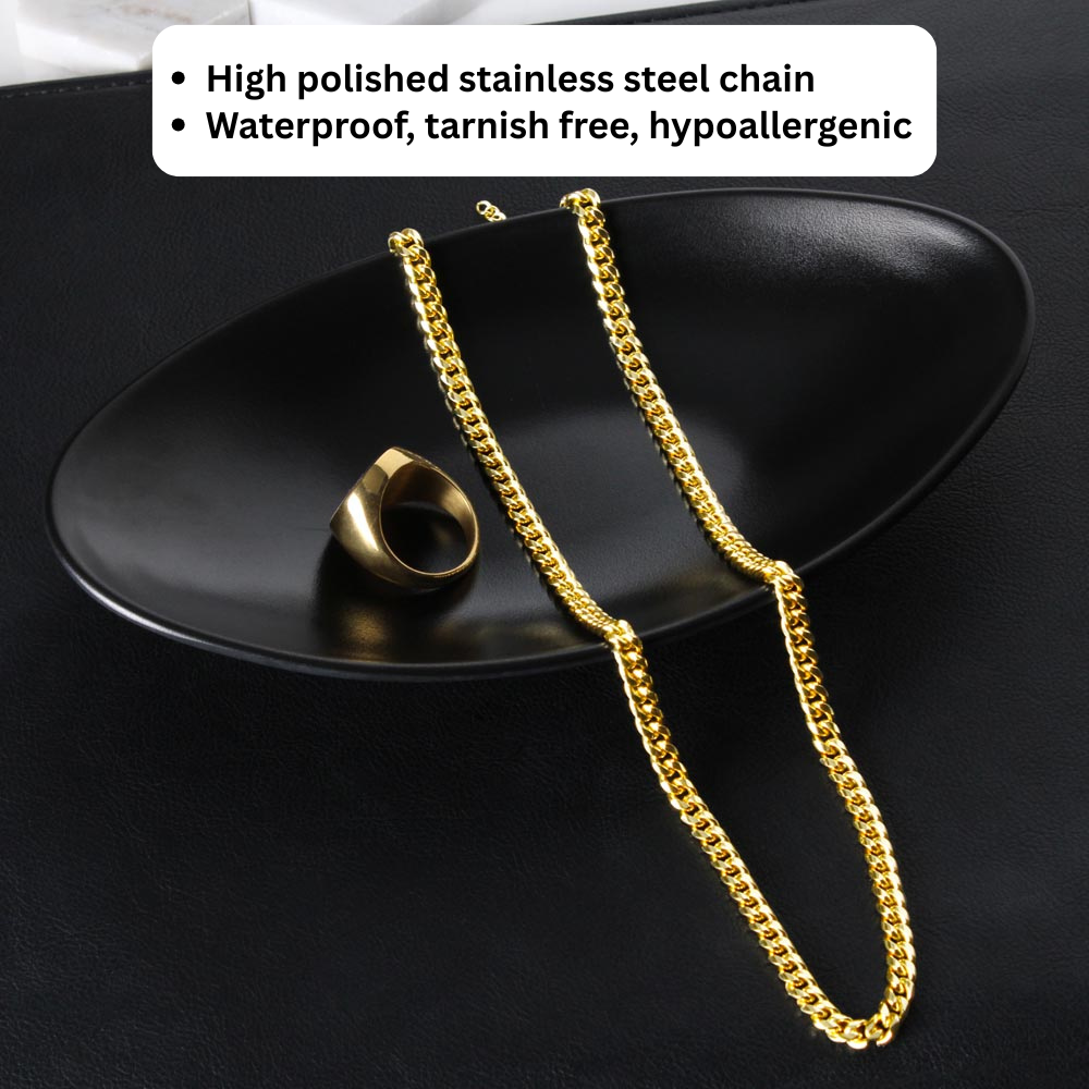 To My Boyfriend - Cuban Link Necklace - Be Your Last Everything Gift