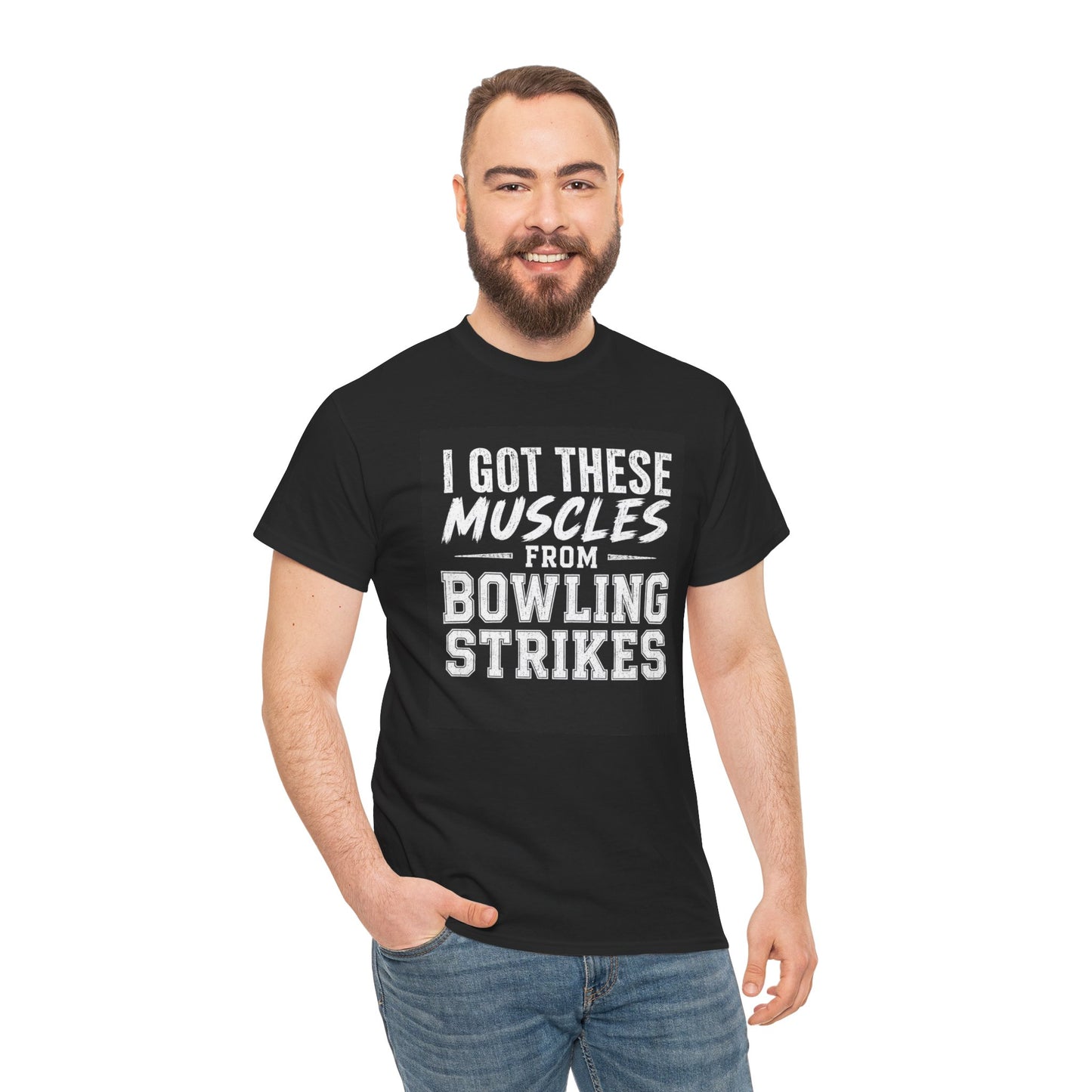 These Muscles Are From Bowling Strikes - Bowling Lover T-Shirt