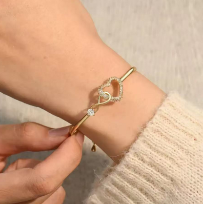 I’ll Always Be Right There In Your Heart - Bracelet Gift for Daughter