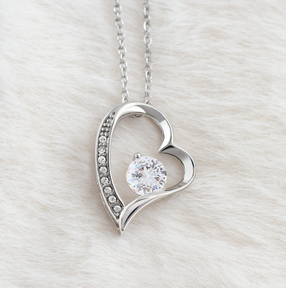 To My Wife - Love Heart Necklace - You Are Irreplaceable Valentine's Day Gift