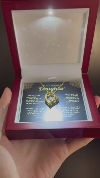 Love you for the rest of my life - Necklace To Daughter from Dad