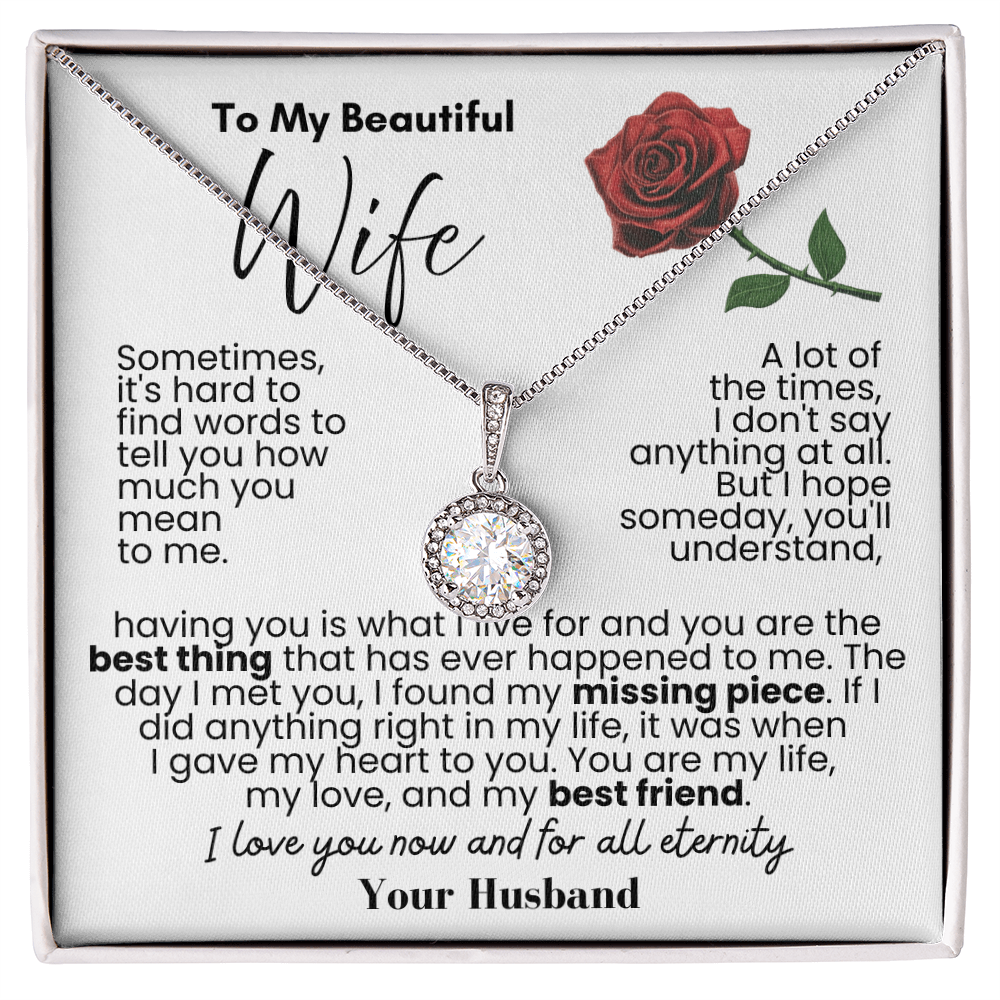 You Are The Best Thing Happened To Me - Necklace Gift for Wife from Husband