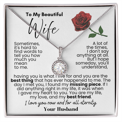 You Are The Best Thing Happened To Me - Necklace Gift for Wife from Husband