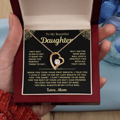 You Will Always Be My Little Girl - Necklace Gift for Daughter from Mom