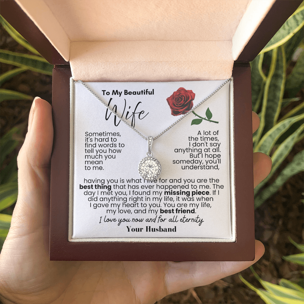 You Are The Best Thing Happened To Me - Necklace Gift for Wife from Husband