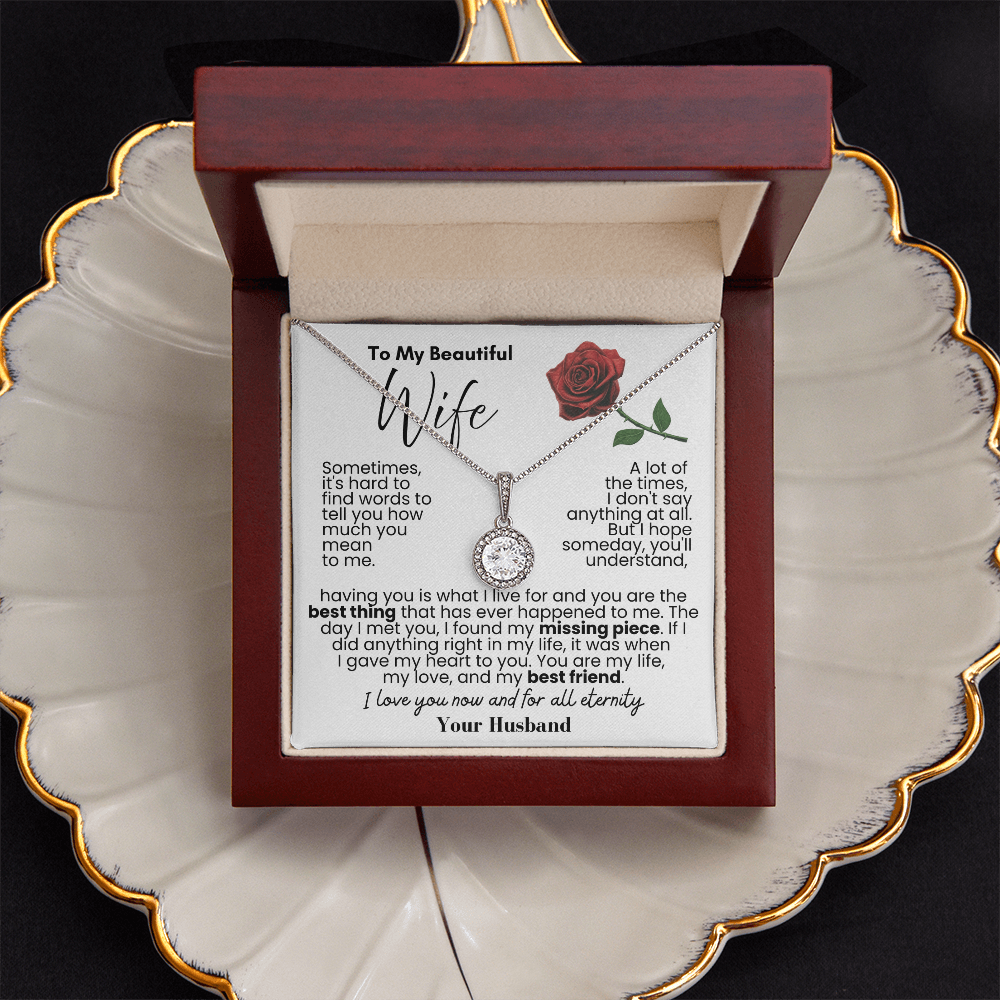 You Are The Best Thing Happened To Me - Necklace Gift for Wife from Husband