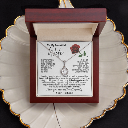 You Are The Best Thing Happened To Me - Necklace Gift for Wife from Husband